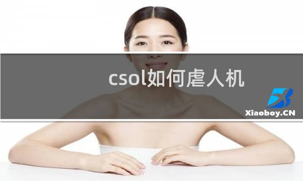 csol如何虐人机