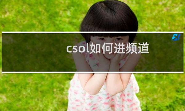 csol如何进频道
