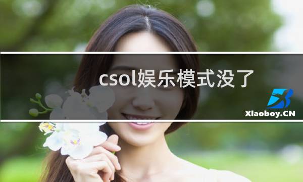 csol娱乐模式没了