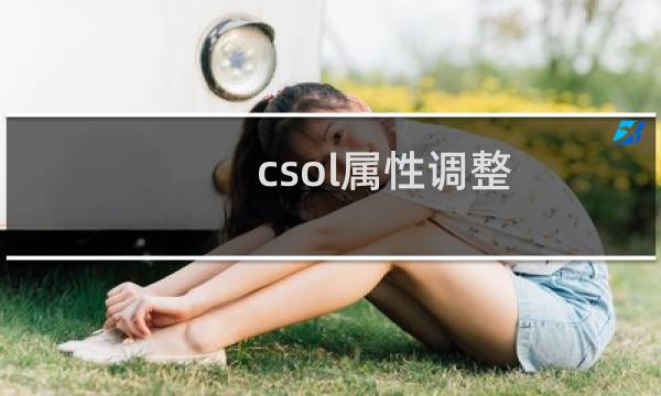 csol属性调整