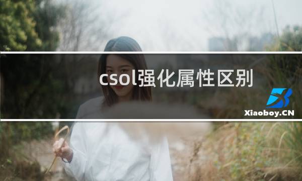 csol强化属性区别