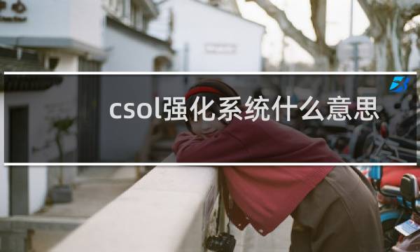 csol强化系统什么意思