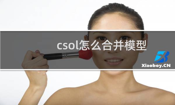 csol怎么合并模型