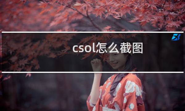 csol怎么截图