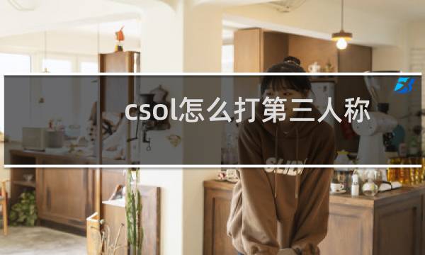 csol怎么打第三人称
