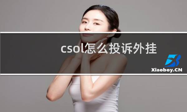 csol怎么投诉外挂