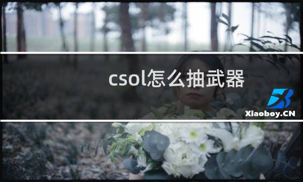 csol怎么抽武器