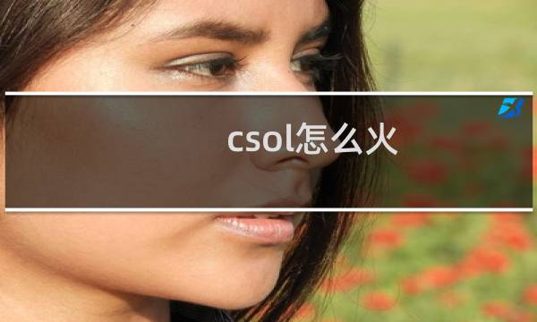 csol怎么火