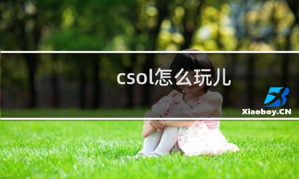 csol怎么玩儿