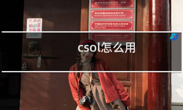 csol怎么用