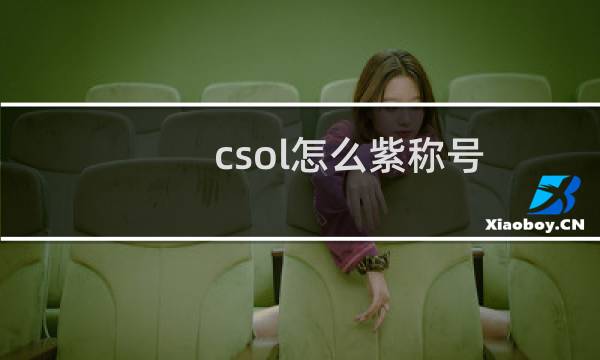 csol怎么紫称号