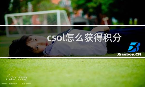 csol怎么获得积分