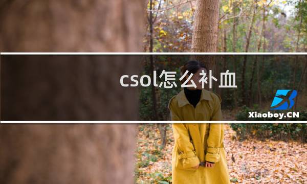 csol怎么补血
