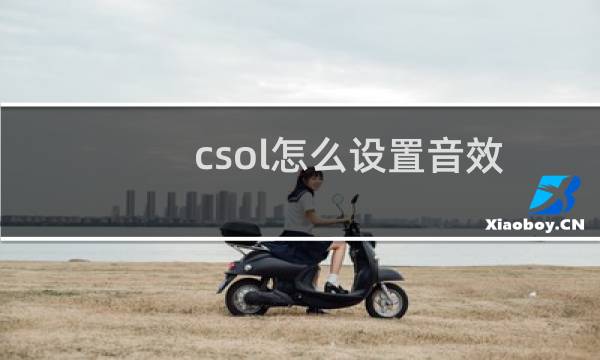 csol怎么设置音效