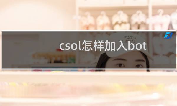 csol怎样加入bot
