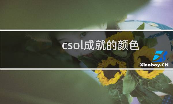 csol成就的颜色