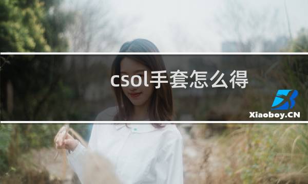 csol手套怎么得