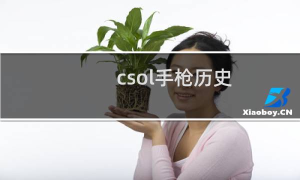 csol手枪历史