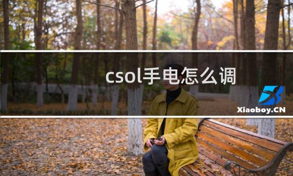 csol手电怎么调