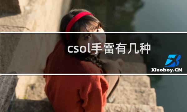 csol手雷有几种