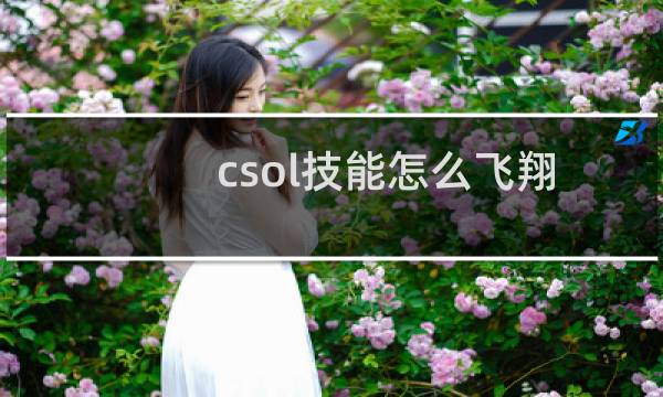 csol技能怎么飞翔