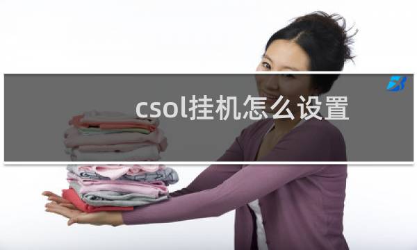 csol挂机怎么设置