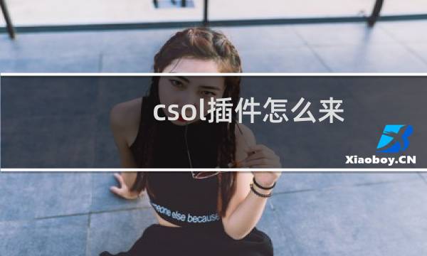 csol插件怎么来