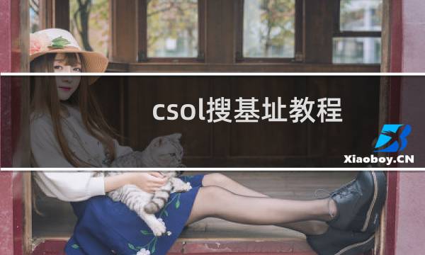 csol搜基址教程