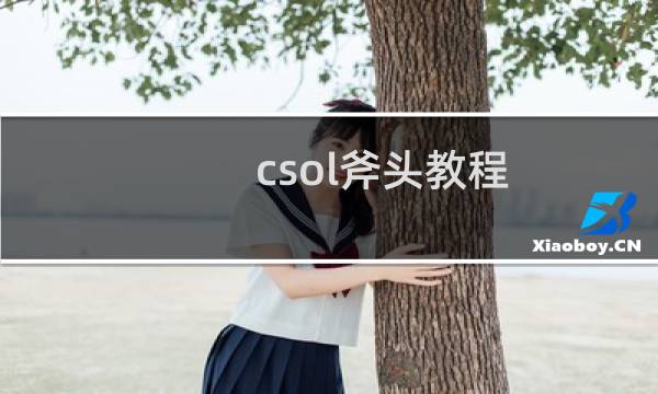 csol斧头教程