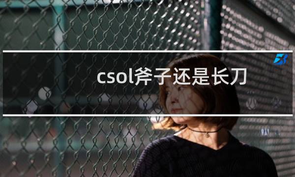 csol斧子还是长刀