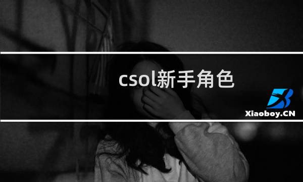 csol新手角色