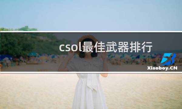 csol最佳武器排行