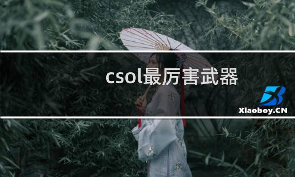 csol最厉害武器