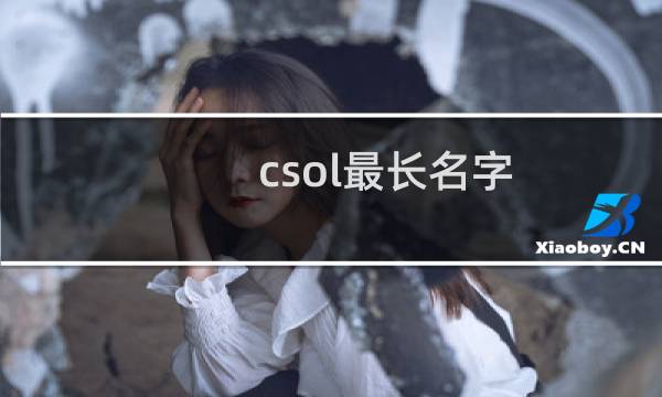 csol最长名字