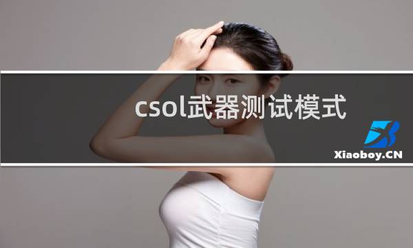 csol武器测试模式
