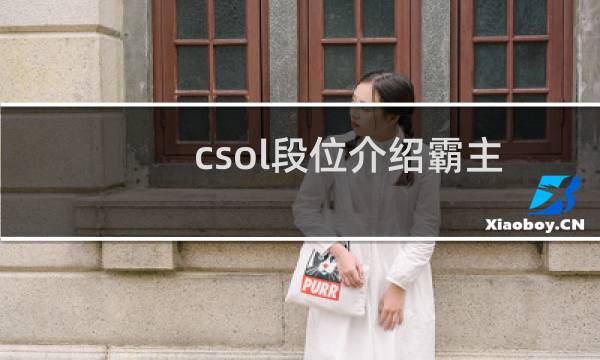 csol段位介绍霸主