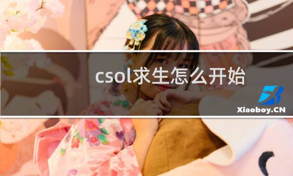 csol求生怎么开始