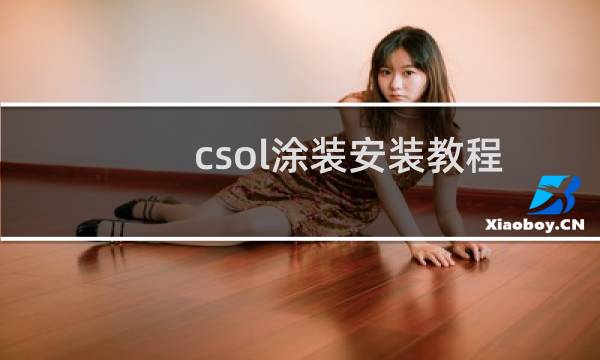 csol涂装安装教程