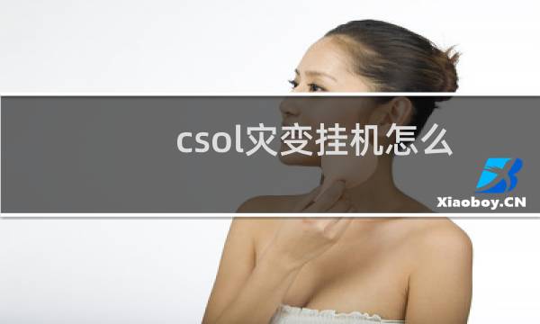 csol灾变挂机怎么