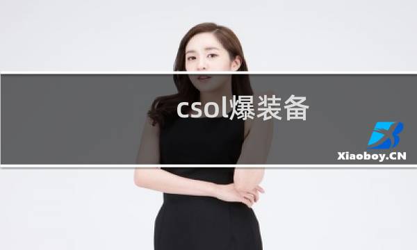 csol爆装备