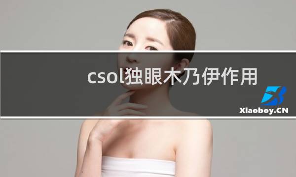 csol独眼木乃伊作用