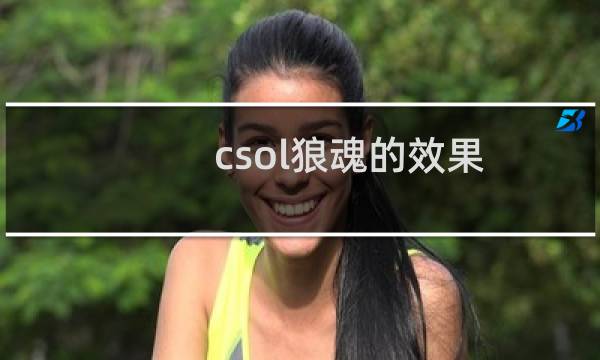 csol狼魂的效果