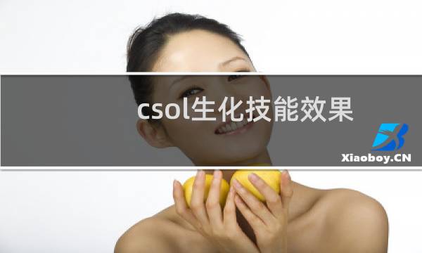 csol生化技能效果