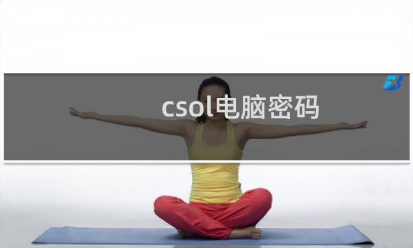 csol电脑密码