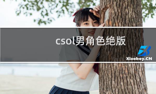 csol男角色绝版