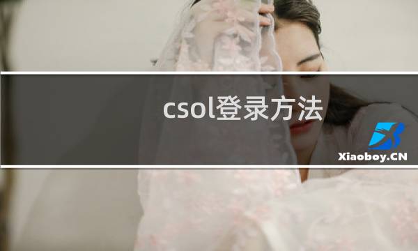 csol登录方法