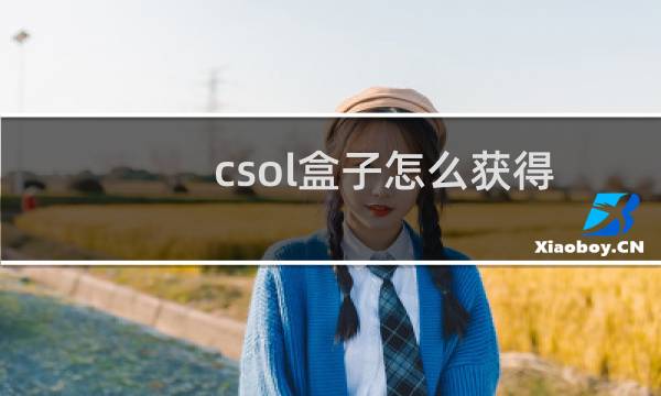 csol盒子怎么获得