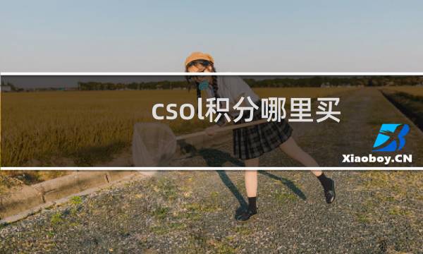 csol积分哪里买