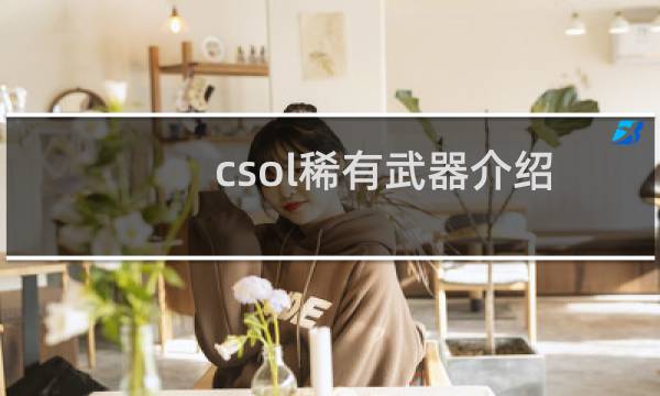 csol稀有武器介绍