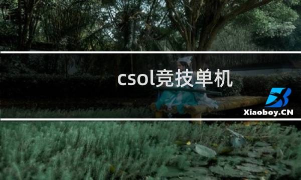 csol竞技单机